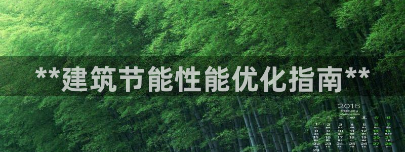 e尊国际平台：**建筑节能性能优化指南**
