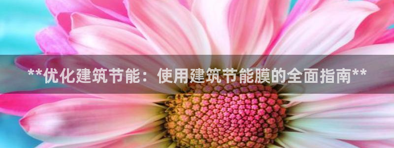 e尊国际-e尊国际官网：**优化建筑节能：使用建筑节能膜的全面指南**