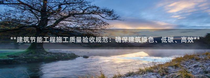 e尊国际是干什么的：**建筑节能工程施工质量验收规范：确保建筑绿色、低碳、高效**