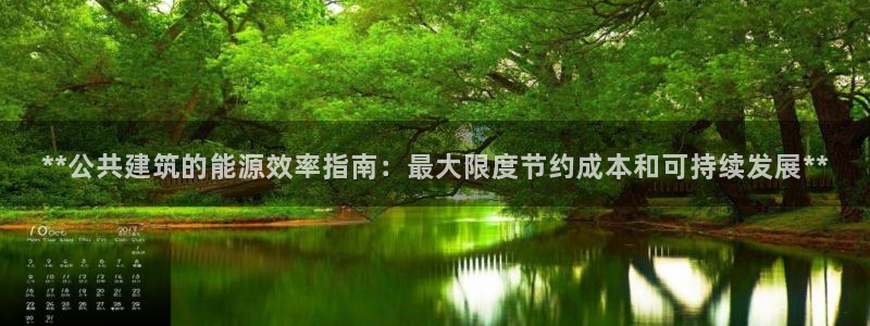 e尊国际平台：**公共建筑的能源效率指南：最大限度节约成本和可持续发展**
