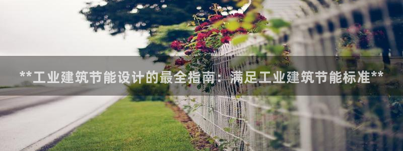 E尊国际网站：**工业建筑节能设计的最全指南：满足工业建筑节能标准**