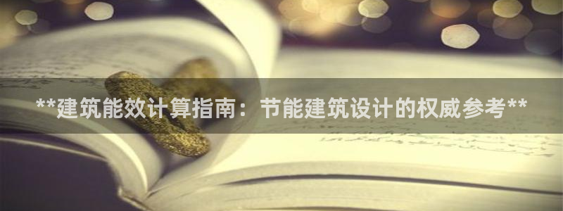 e尊国际7779：**建筑能效计算指南：节能建筑设计的权威参考**