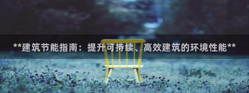 e尊国际是干什么的：**建筑节能指南：提升可持续、高效建筑的环境性能**