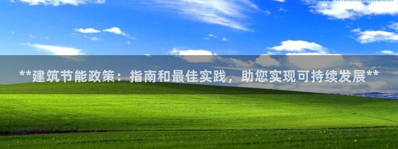 e尊国际娱乐官网下载：**建筑节能政策：指南和最佳实践，助您实现可持续发展**