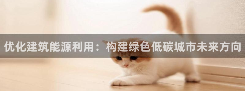 尊亿游戏国际官网：优化建筑能源利用：构建绿色低碳城市未来方向