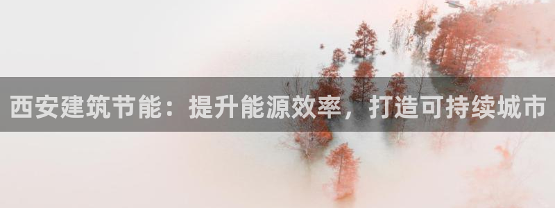 e尊国际官网app：西安建筑节能：提升能源效率，打造可持续城市