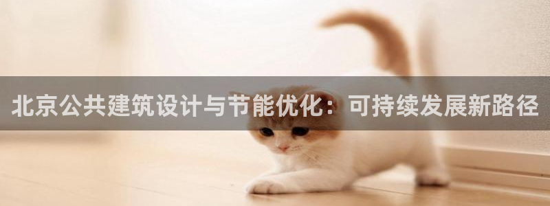 e尊国际网址：北京公共建筑设计与节能优化：可持续发展新路径