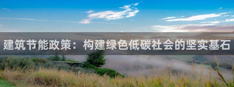 e尊国际地址：建筑节能政策：构建绿色低碳社会的坚实基石