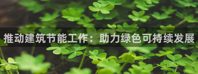 e尊国际可靠吗：推动建筑节能工作：助力绿色可持续发展