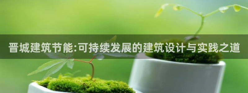 e尊国际是干什么的：晋城建筑节能:可持续发展的建筑设计与实践之道